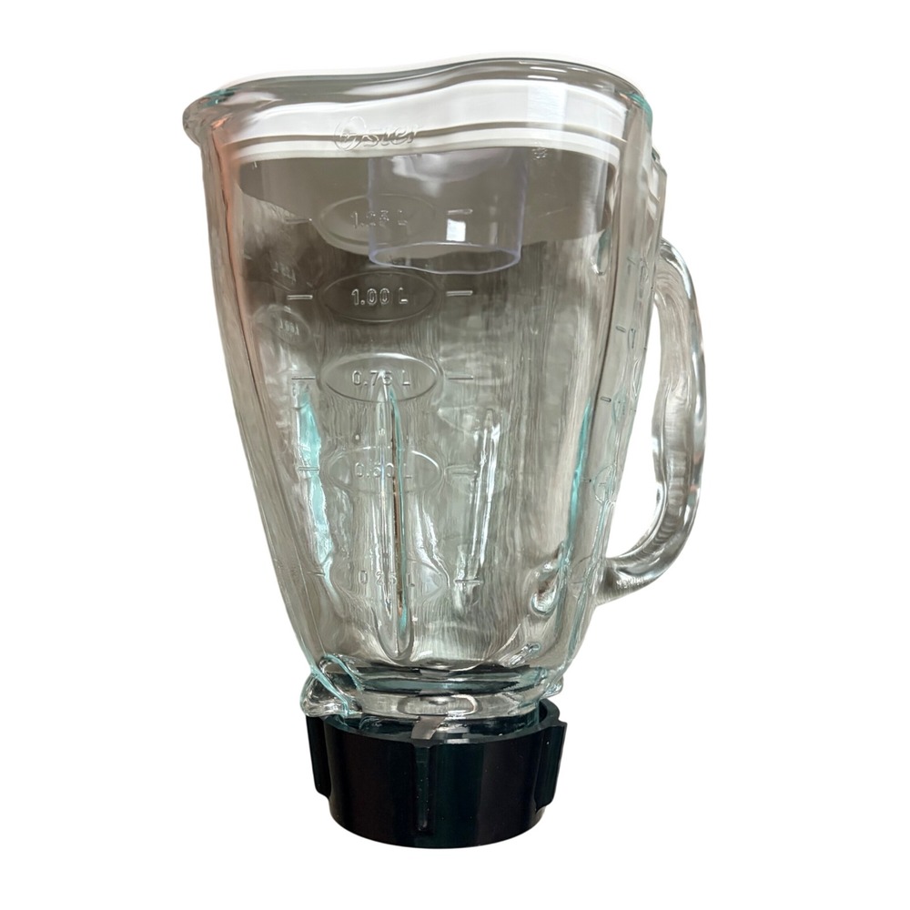Oster 5 Cup Glass Blender Jar Replacement 1.25L 15132 Clear with Lid and Blade